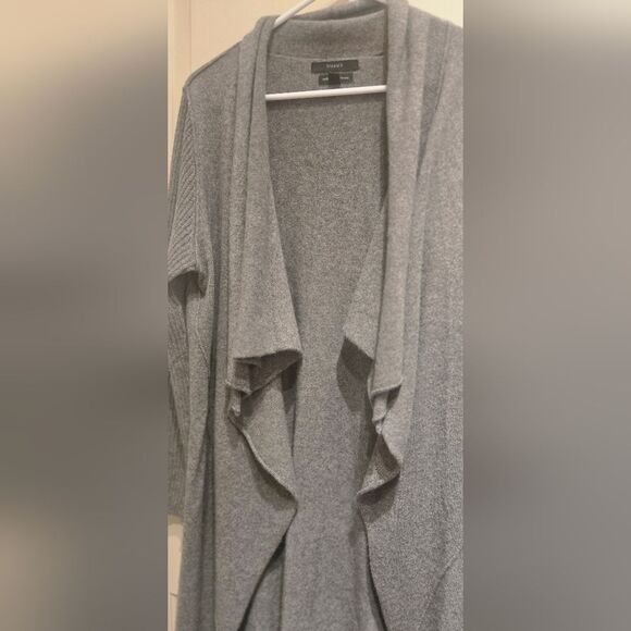 Tahari 100% Cashmere  Open Front Cardigan Sweater - Picture 3 of 5
